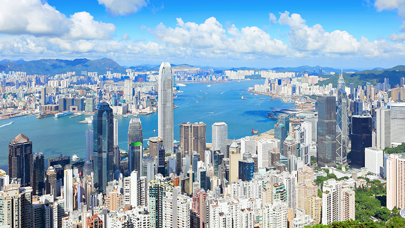 Victoria Peak in Hong Kong