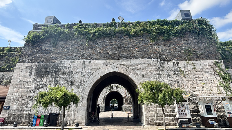 Zhonghua Gate city wall in Nanjing