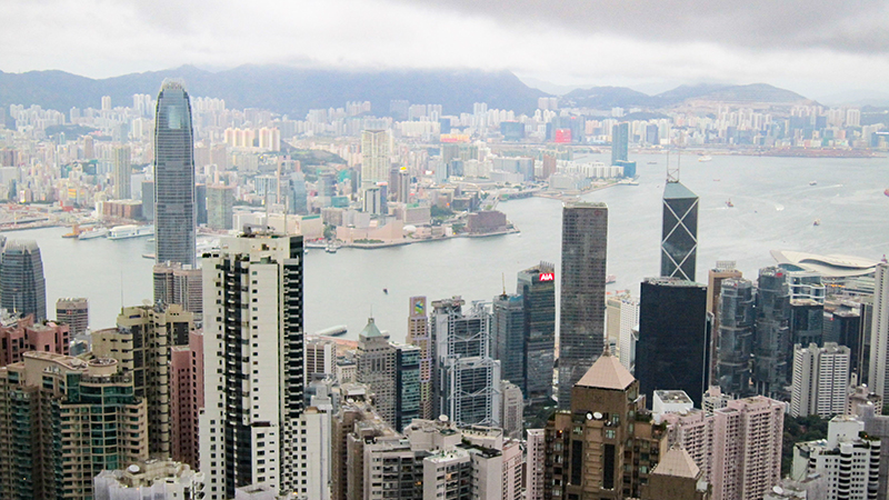 Victoria Harbour in Hong Kong