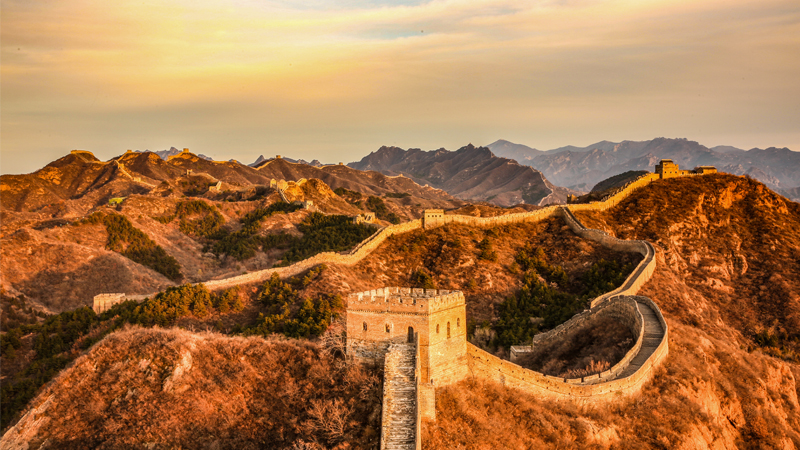 Scenery of Jinshanling Great Wall