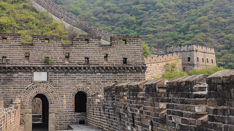 The entrance of a watchtower