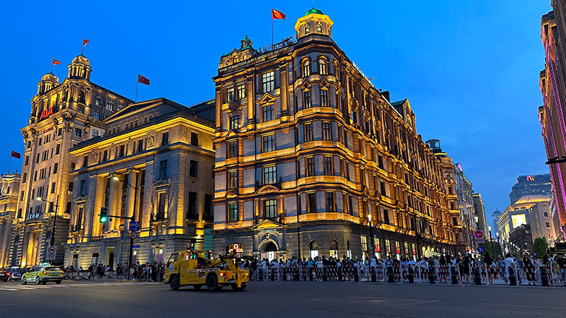 European-style buildings at the Bund