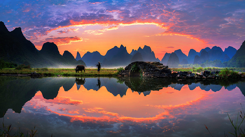 Scenery of Yangshuo Countryside