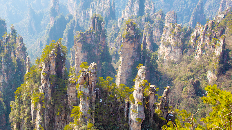 The Tianzi Mountain